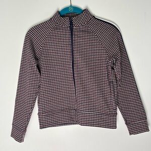 Janie and Jack Houndstooth Full Zip Jacket Size 7-8